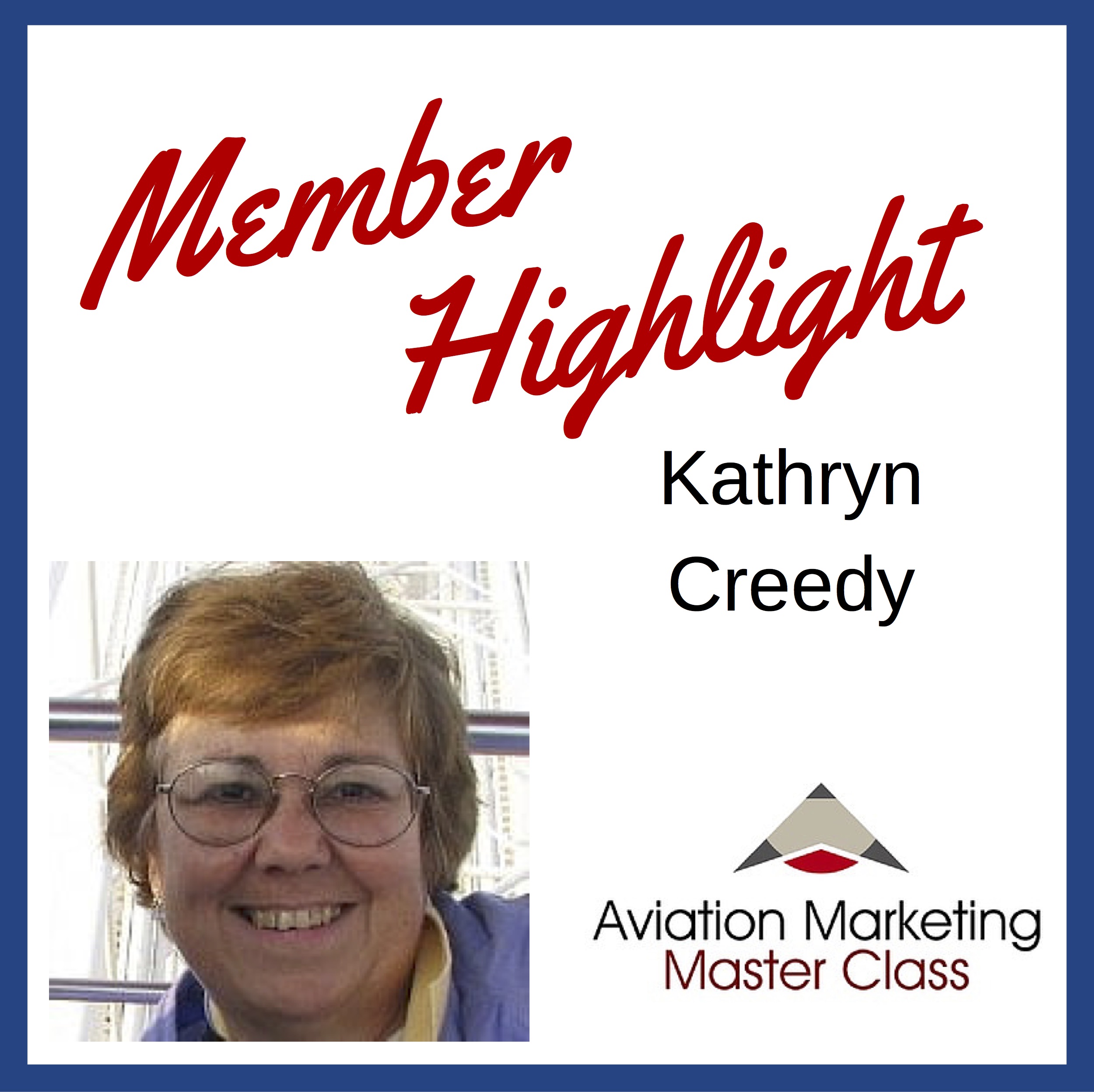 Aviation copywriter Kathryn Creedy