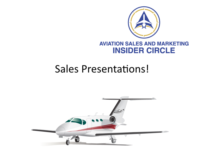 Aviation Sales Presentations