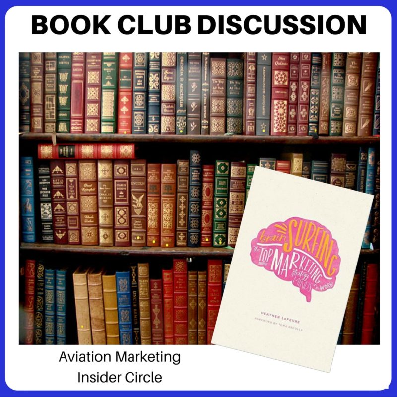 Book Club - Brain Surfing aviation marketing strategy