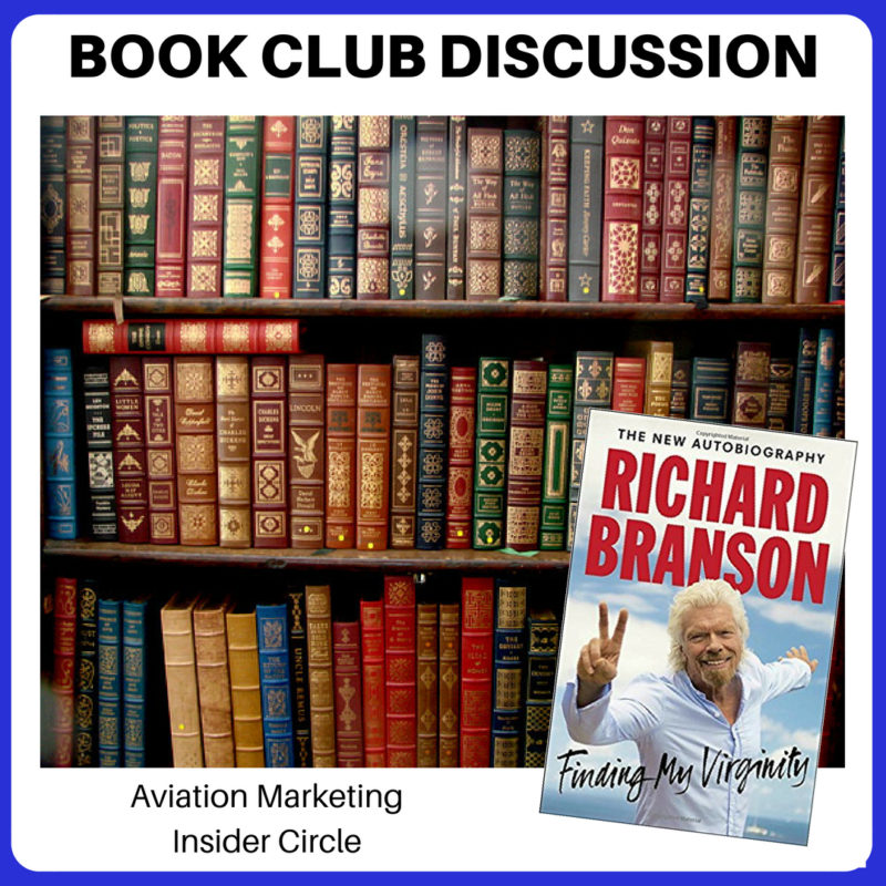 Aviation Sales & Marketing Book Club - Finding My Virginity by Richard Branson